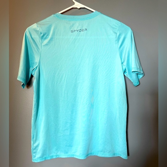 Spyder Men's Sz L Short Sleeve Surf & Swim Shirt Quick Dry Rash Guard ๐๐โโ๏ธ๐โโ๏ธ - Picture 2 of 4